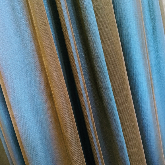 One-Shoulder Brown Over Turquoise - Picture 3 of 5